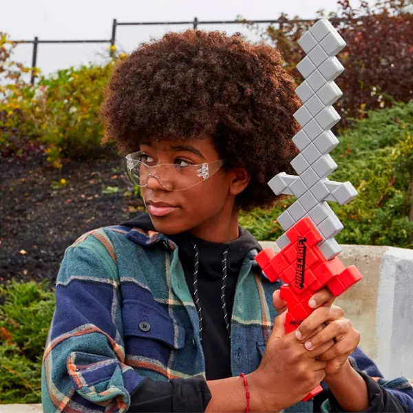 Игрушечное оружие Hasbro Nerf Minecraft Heartstealer F7597 8+ / Стрел / Серый photo 9 Игрушечное оружие Hasbro Nerf Minecraft Heartstealer F7597 8+ / Стрел / Серый photo 9