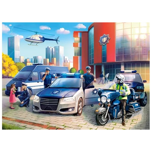 Puzzle 2D Castorland Police Station 6+/ Numărul de piese: 100 photo 2