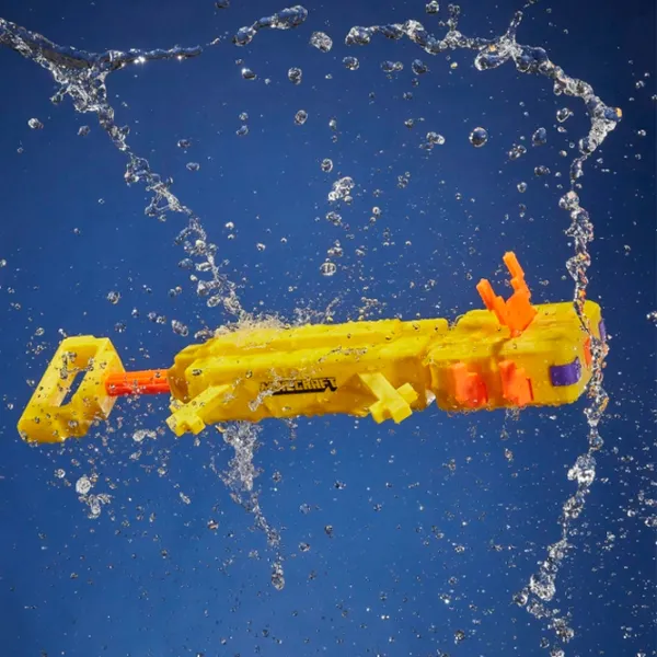 Водяной пистолет Hasbro Nerf Super Soaker Minecarft Axolotl F7601 8+/ Вода/ Желтый photo 5