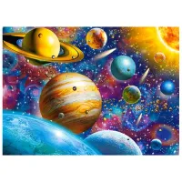 Puzzle 2D Castorland Solar System Odyssey 6+/ Numărul de piese: 100 photo 2