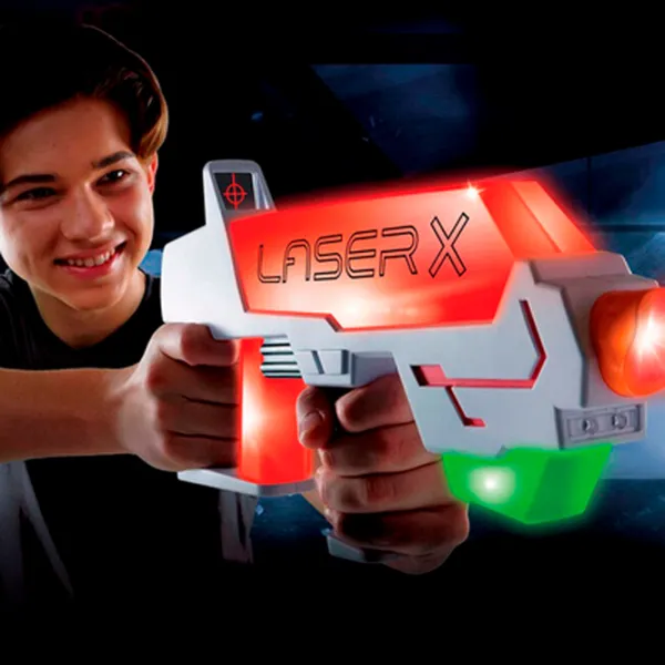 Набор лазерных пистолетов Laser X Revolution Long Range B2 88178 8+/ Лазер/ Синий photo 4