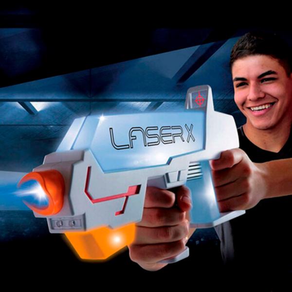 Набор лазерных пистолетов Laser X Revolution Long Range B2 88178 8+/ Лазер/ Синий photo 5