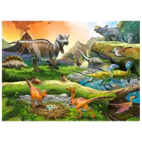 Puzzle 2D Castorland World of dinosaurs 6+/ Numărul de piese: 100 photo 2