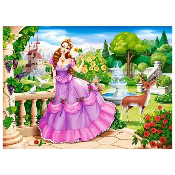 Puzzle 2D Castorland Princess in the Royal Garden 6+/ Numărul de piese: 100 photo 2