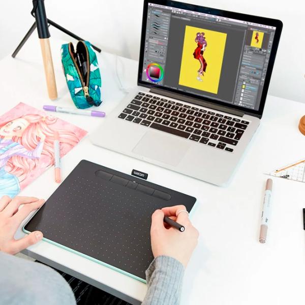 Графический планшет Wacom Intuos medium A5/ Pistachio photo 8