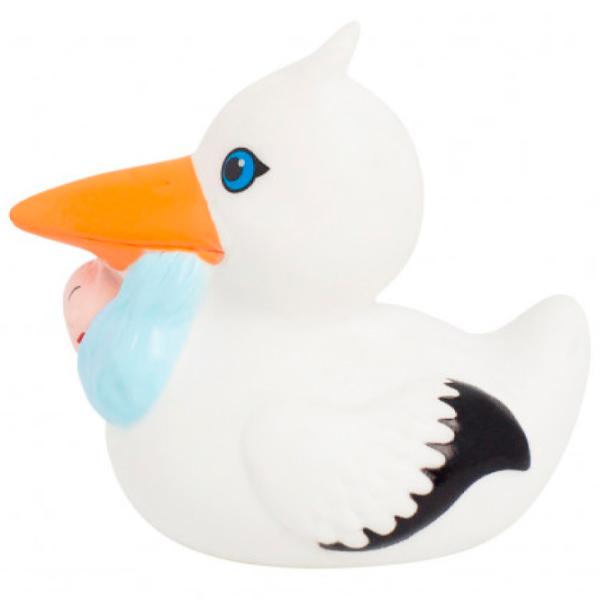 Игрушка для купания Lilalu Stork Duck with Baby 2242 3+/ Белый photo 4