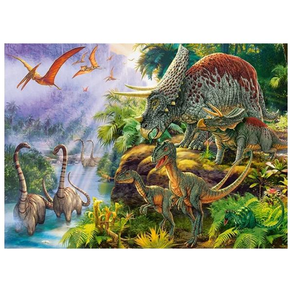 Puzzle 2D Castorland Dinosaur Valley 7+/ Numărul de piese: 200 photo 2
