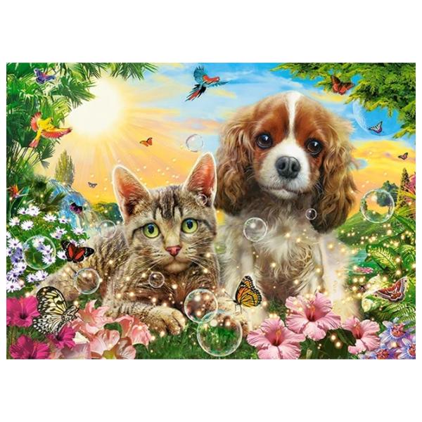 Puzzle 2D Castorland Best Pals 7+/ Numărul de piese: 200 photo 2