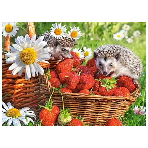 Puzzle 2D Castorland Strawberry Dessert 7+/ Numărul de piese: 200 photo 2