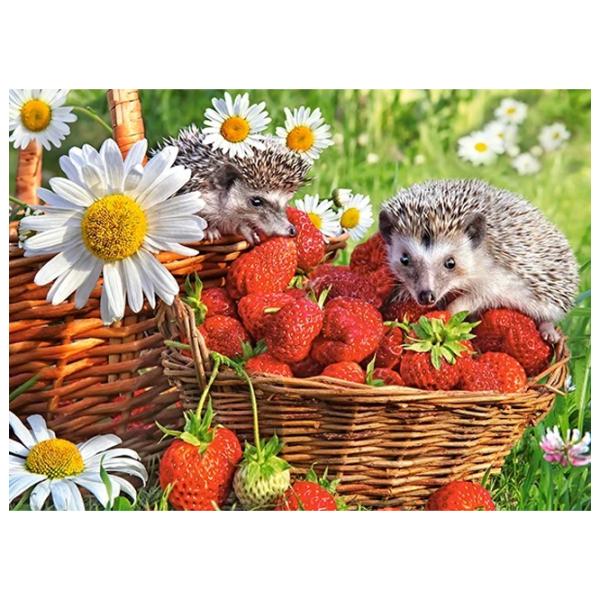 Puzzle 2D Castorland Strawberry Dessert 7+/ Numărul de piese: 200 photo 2