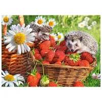 Puzzle 2D Castorland Strawberry Dessert 7+/ Numărul de piese: 200 photo 2
