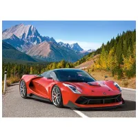 Puzzle 2D Castorland Mountain Ride 7+/ Numărul de piese: 200 photo 2