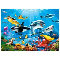 Puzzle 2D Castorland Tropical Underwater World 7+/ Numărul de piese: 200 photo 2