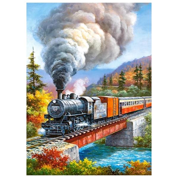 Пазл 2D Castorland Train Crossing 7+/ Количество деталей: 200 photo 2