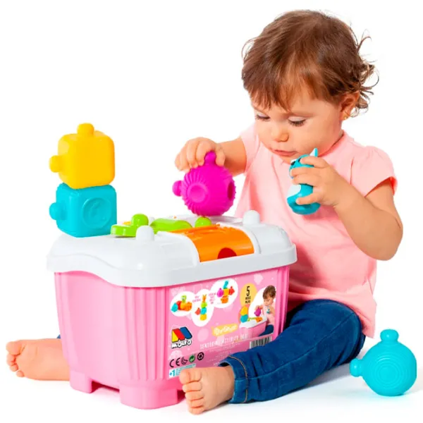 Joc educativ Molto Activity Box 21521 1+/ Pink photo 5
