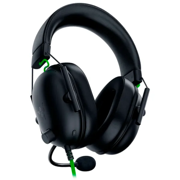 Căști Razer BlackShark V2 X Green Black Cu fir/ Gaming photo 2