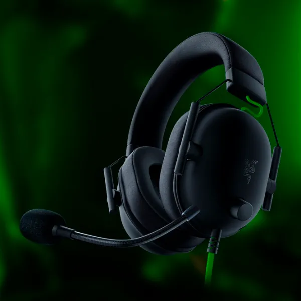 Căști Razer BlackShark V2 X Green Black Cu fir/ Gaming photo 5