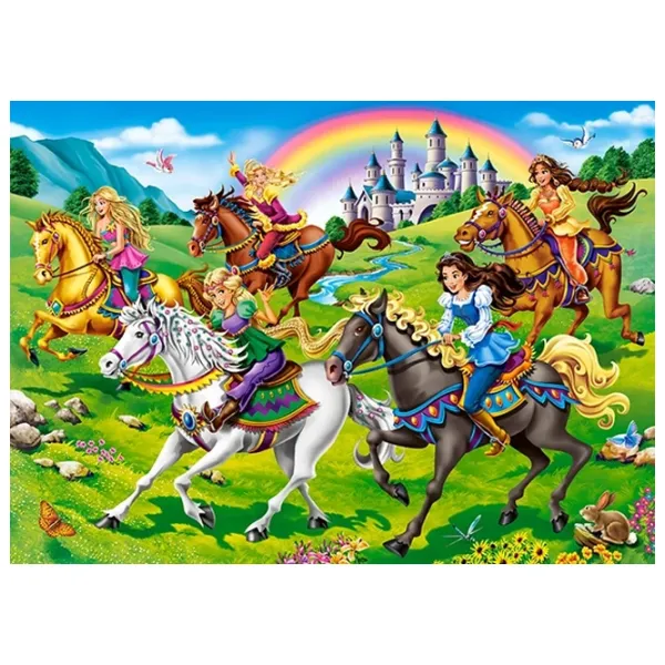 Puzzle 2D Castorland Princess Horse Ride 8+/ Numărul de piese: 260 photo 2
