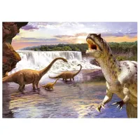 Puzzle 2D Castorland Diplodocus 8+/ Numărul de piese: 260 photo 2