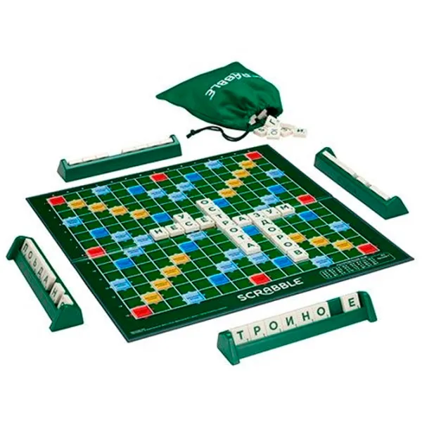 Настольная игра Mattel Scrabble Original 10+/ Развитие photo 2 Настольная игра Mattel Scrabble Original 10+/ Развитие photo 2