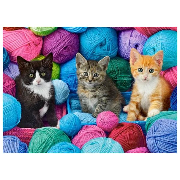 Пазл 2D Castorland Kittens in Yarn Store 8+/ Количество деталей: 300 photo 2