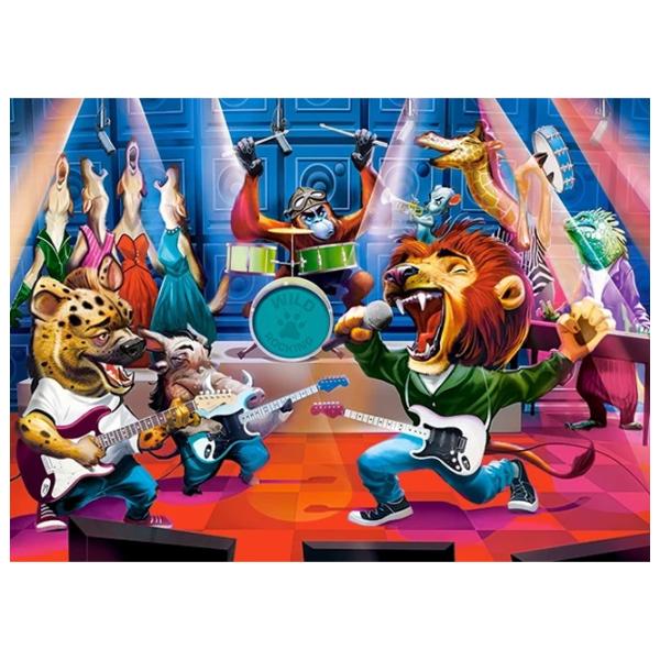 Puzzle 2D Castorland Animal Rock Concert 8+/ Numărul de piese: 300 photo 2