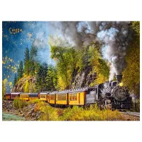 Puzzle 2D Castorland Steam Train Trip 8+/ Numărul de piese: 300 photo 2