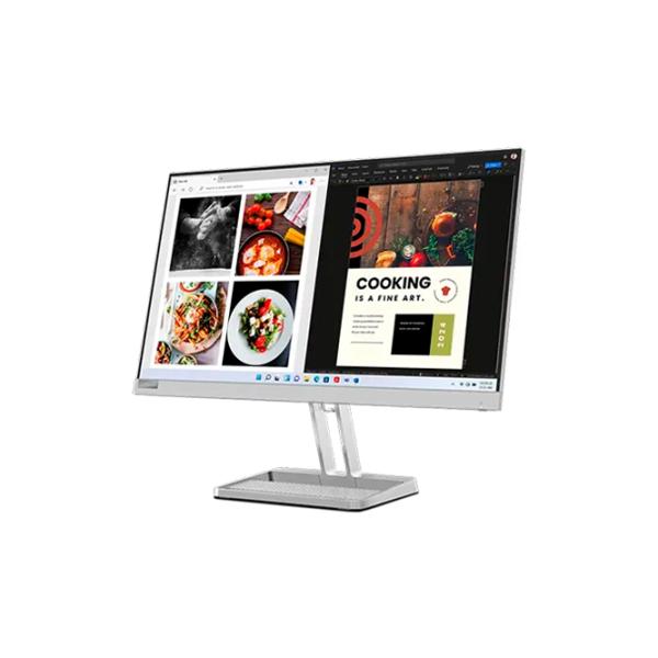 Монитор Lenovo L24i-40 23.8" Full HD 100 Гц/ 4 мс/ Серебристый photo 3