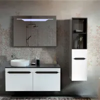 Dulap penal Martat Smart Pe perete/ PAL/ Grey photo 2