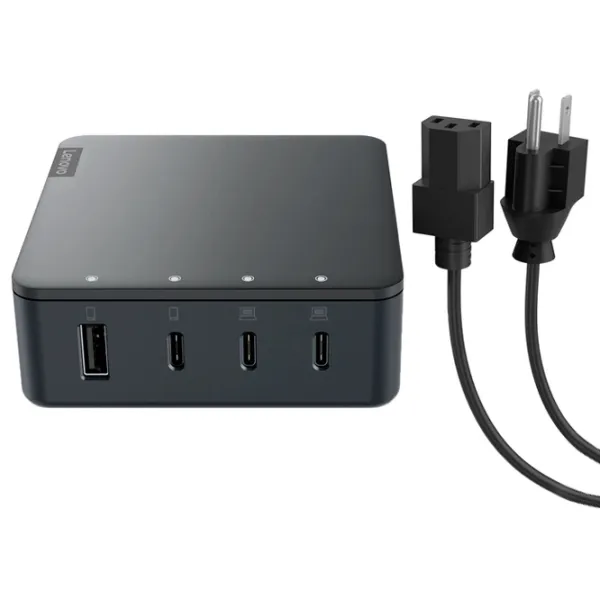 Adapter Lenovo Go Multi-Port Charger USB Type-A/ Black photo 5