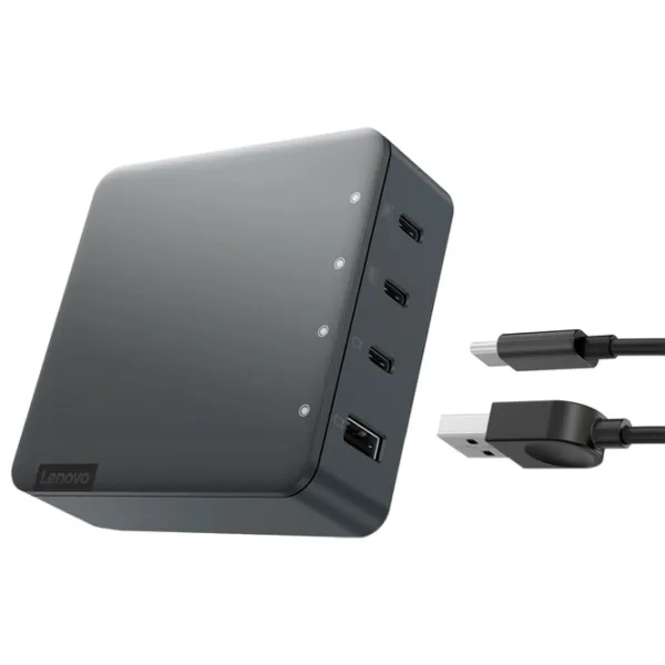Adapter Lenovo Go Multi-Port Charger USB Type-A/ Black photo 7