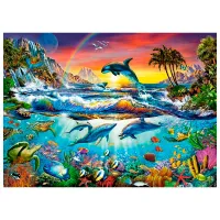 Puzzle 2D Castorland Paradise Cove 8+/ Numărul de piese: 300 photo 2