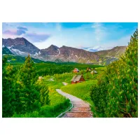 Puzzle 2D Castorland Trail in Tatras (Poland) 9+/ Numărul de piese: 500 photo 2