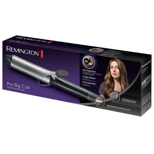 Ondulator de păr Remington Ci5538 Cilindrică/ Black photo 5