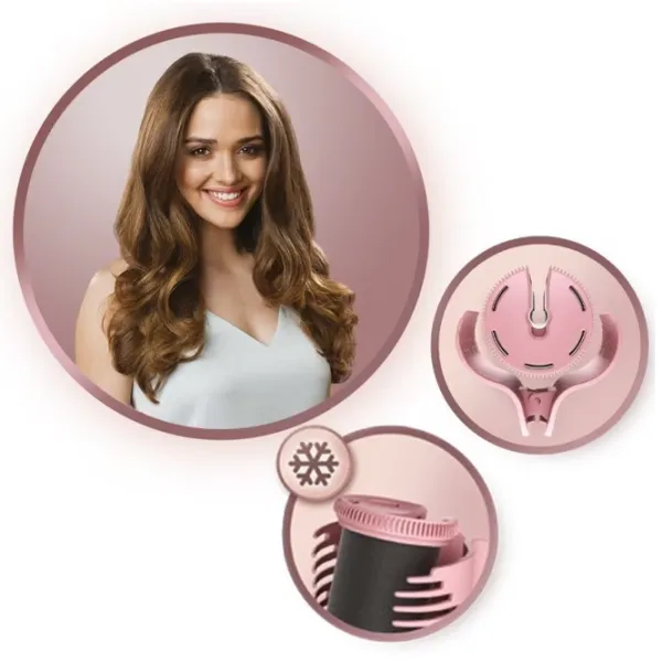 Bigudiuri Remington H9100 Cilindrică/ White Pink photo 2