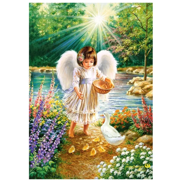 Puzzle 2D Castorland An Angel's Warmth 9+/ Numărul de piese: 500 photo 2