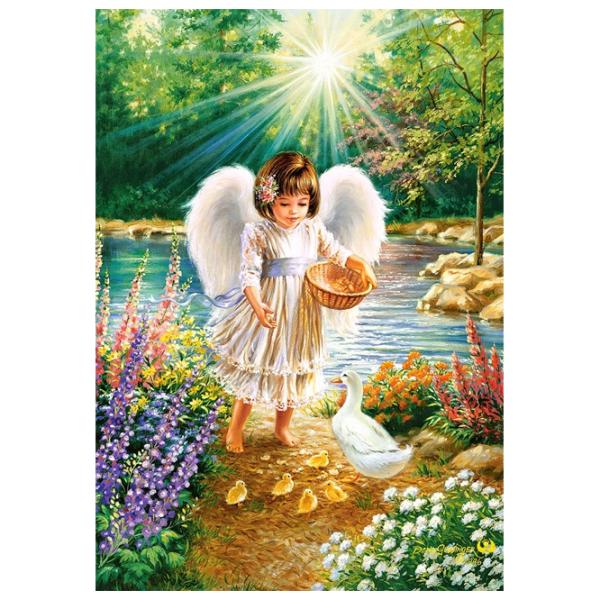 Puzzle 2D Castorland An Angel's Warmth 9+/ Numărul de piese: 500 photo 2