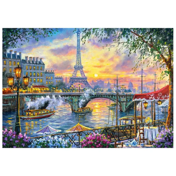 Puzzle 2D Castorland Tea Time in Paris 9+/ Numărul de piese: 500 photo 2