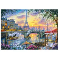 Puzzle 2D Castorland Tea Time in Paris 9+/ Numărul de piese: 500 photo 2