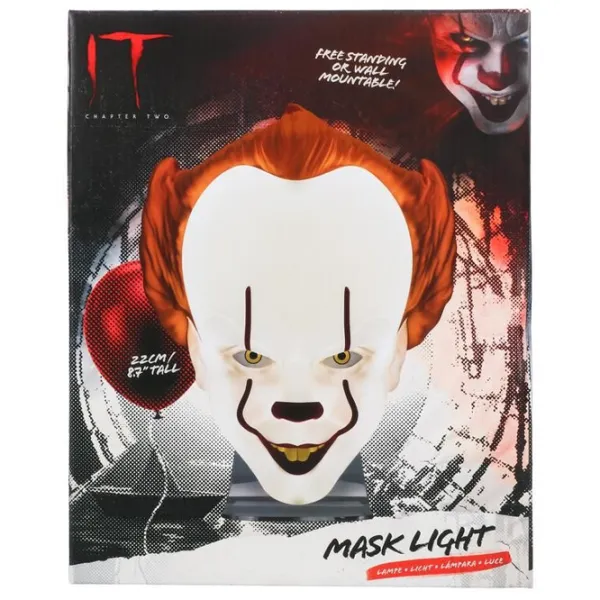 Lampă de masă Paladone Pennywise Mask White photo 4 Lampă de masă Paladone Pennywise Mask White photo 4