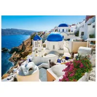 Puzzle 2D Castorland Summer in Santorini 9+/ Numărul de piese: 500 photo 2