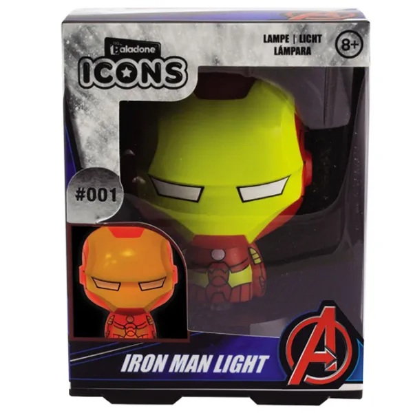 Lampă de masă fan Paladone Iron Man Yellow photo 3 Lampă de masă fan Paladone Iron Man Yellow photo 3