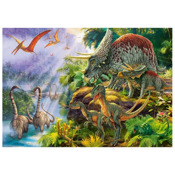 Puzzle 2D Castorland Dinosaur Valley 9+/ Numărul de piese: 500 photo 2