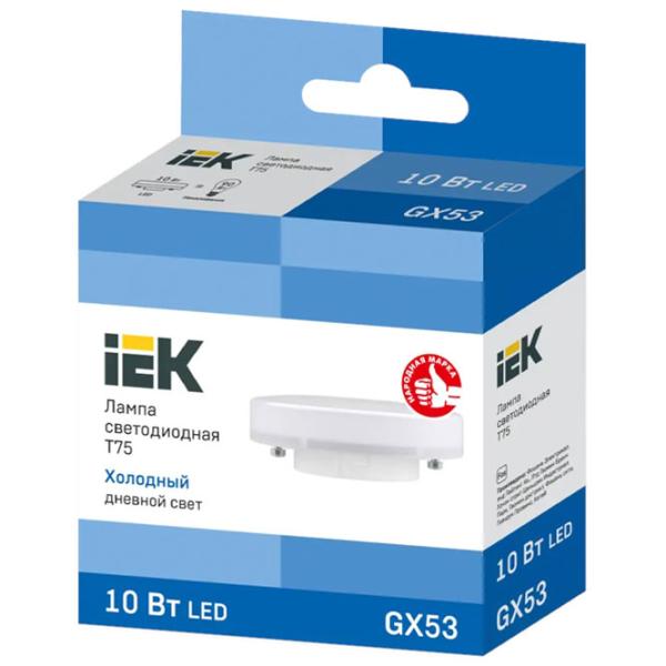 Лампочка светодиодная IEK T75 LLE-A60-20-230-65-E27 GX53/ 10 Вт/ 4000 K/ 900лм/ White photo 2 Лампочка светодиодная IEK T75 LLE-A60-20-230-65-E27 GX53/ 10 Вт/ 4000 K/ 900лм/ White photo 2