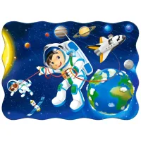 Puzzle 2D Castorland Space Walk 4+/ Numărul de piese: 30 photo 2
