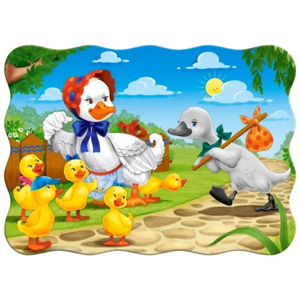 Puzzle 2D Castorland The Ugly Duckling 4+/ Numărul de piese: 30 photo 2