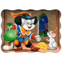 Puzzle 2D Castorland Cat in Boots 4+/ Numărul de piese: 30 photo 2