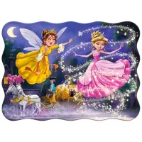Puzzle 2D Castorland Cinderella 4+/ Numărul de piese: 30 photo 2