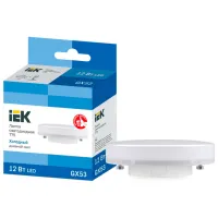 Bec LED IEK T75 LLE-T80-12-230-65-GX53 GX53/ 12 W/ 6500 K/ 900lm/ Yellow photo 3