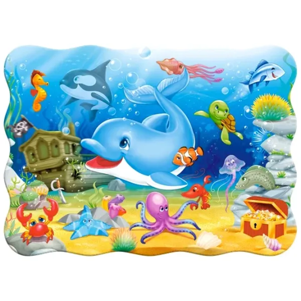 Puzzle 2D Castorland Underwater Friends 4+/ Numărul de piese: 30 photo 2